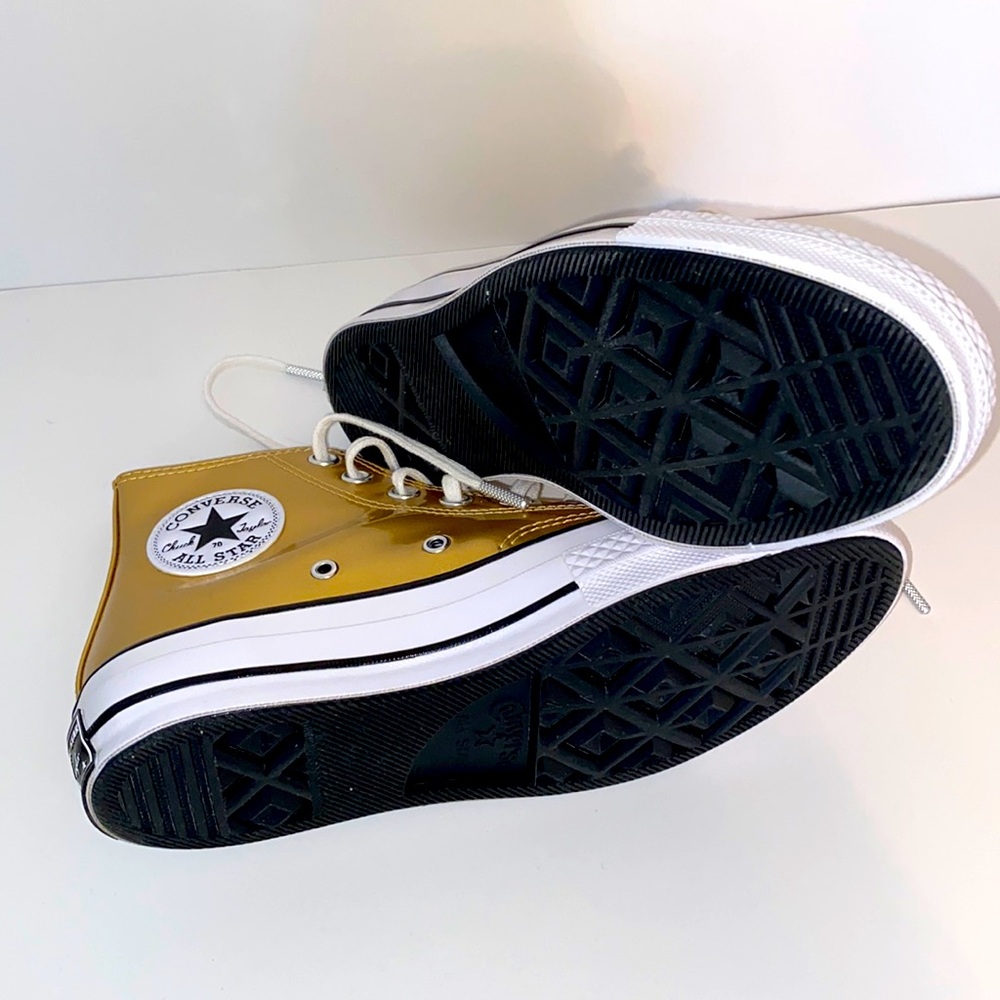Limited Edition Golden Converse All Star High-Tops